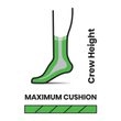 CLASSIC MOUNTAINEER MAXIMUM CUSHION CREW charcoal