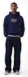 887935-01 Oversize mikina s logem VintageSoft Tmavě modrá