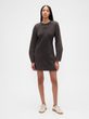 823169-02 Mikinové šaty Heavyweight Černá