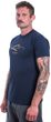 COOLMAX TECH MOUNTAINS pánské triko kr.rukáv deep blue