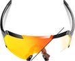KORBIN - Gloss Metallic Black - Orange Flash Mirror Photochromic