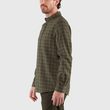Övik Flannel Shirt M, Laurel Green-Indigo Blue