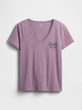 781792-06 Tričko s potiskem Fialová