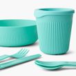 Passage Dinnerware Set - [1P] [6 Piece], Aqua Sea Blue