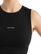 W ZoneKnit Cropped Bra-Tank BLACK