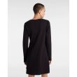 Drew Rib LS Dress Black