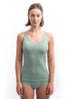 MERINO AIR dámské triko bez rukávu basil green