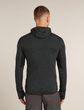 M Mer 200 Realfleece Descender LS Zip H JET HTHR/BLACK/CB