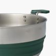 Detour Stainless Steel Collapsible Pot - 3L , Laurel Wreath Green