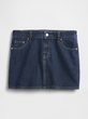 812280-00 Džínová mini sukně Tmavě modrá