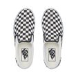 CHECKERBOARD CLASSIC SLIP-ON SHOES, Blk&Whtchckerboard/Wht