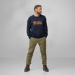 Fjällräven Logo Sweater M Wood Brown