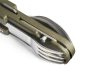 BIVOUAC ARMY GREEN HANDLE - TEXTILE POUCH - FORK and SPOON