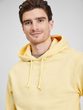 737296-54 Mikina vintage soft s kapucí Žlutá