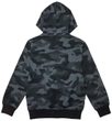 Yth Fox Head Camo Flc Zip Black Camo