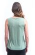 MERINO AIR SAY YES dámské triko bez rukávu basil green