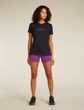 W Mer 150 Tech Lite SS Tee Sparkling Sta BLACK