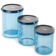 Infinity Storage Set; clear blue