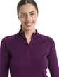 W 300 MerinoFinePolar LS Half Zip NIGHTSHADE