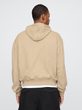 Oversize mikina s logem Americana Béžová