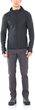 M Descender LS Zip Hood, JET HTHR/BLACK