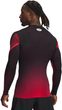 UA Heatgear Sub Crew LS-RED