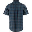 Övik Travel Shirt SS M Indigo Blue-Dark Navy