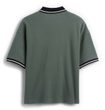 887102-02 Dětské oversize polo tričko s logem Zelená