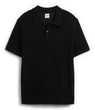 887946-01 Háčkované polo tričko Černá
