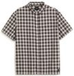 Monte Plaid SS Woven EGRET