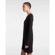 Drew Rib LS Dress Black