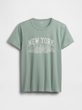 824042-05 Tričko s logem Zelená