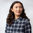 Övik Flannel Shirt W Misty Green-Eggshell