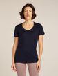 Women Mer 150 Tech Lite SS Scoop Tee MIDNIGHT NAVY