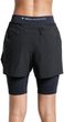 EFFEKTOR 2IN1 SHORTS WMN X BLACK/X BLACK