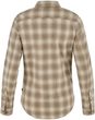 Övik Flannel Shirt W Chalk White-Suede Brown