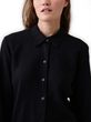 887679-00 Oversize košile z lněné směsi Easy Shirt Černá