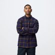 Skog Relaxed Shirt M Laurel Green-Dark Navy