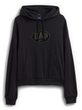 887935-00 Oversize mikina s logem VintageSoft Černá