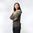 Övik Knit Sweater W Fossil-Suede Brown