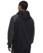 UA Rival Flc CB Hood-BLK