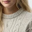 Övik Cable Knit W Chalk White