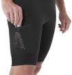 MENS BIB SHORTS ALLROAD CARGO BLACK
