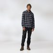 Övik Heavy Flannel Shirt M Black-Grey