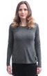 MERINO LITE dámské triko dl.rukáv anthracite gray