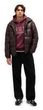 853429-00 Oversize mikina Logo Heavyweight Unisex Červená