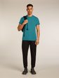 M Mer 150 Tech Lite III SS Tee TOPAZ