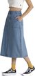 Union Denim Carpenter Skirt Stone Wash