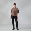 Övik Hemp Camp Shirt SS W Suede Brown