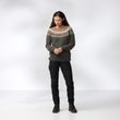Övik Knit Sweater W, Buckwheat Brown-Chalk White